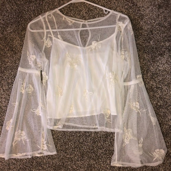 White float shirt - Picture 1 of 2